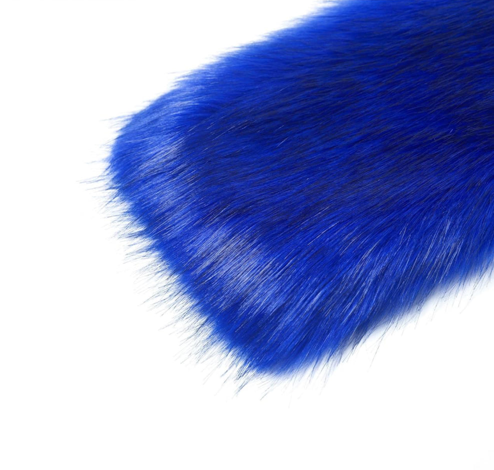 Blueberry Faux Fur Stole