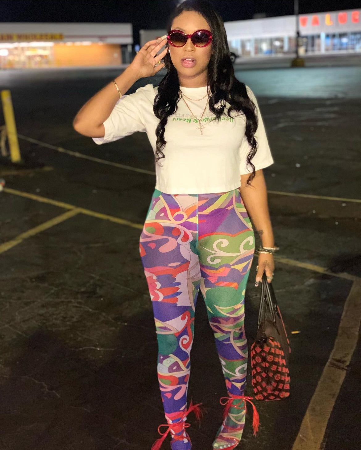 Metro Boomin Sheer Footed Leggings