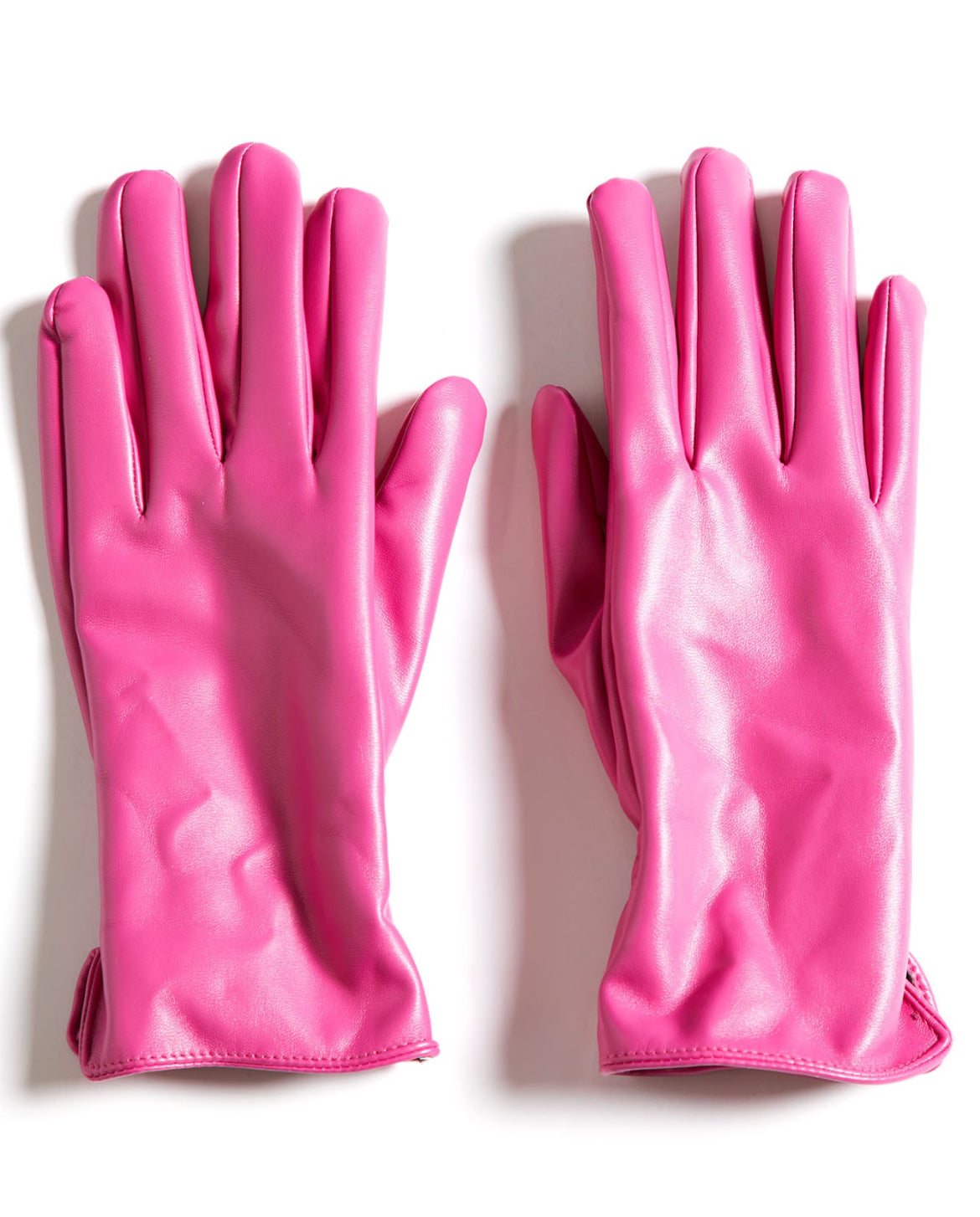 Passion For Pink Leather Gloves