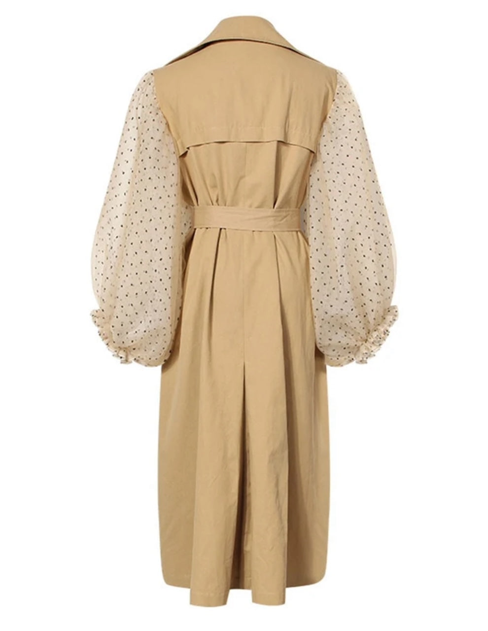 Polka My Puff Sleeve Trench